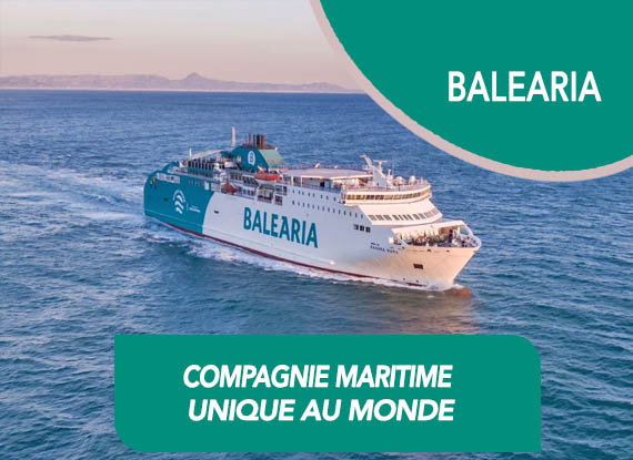 Voyagez avec la compagnie maritime Balearia