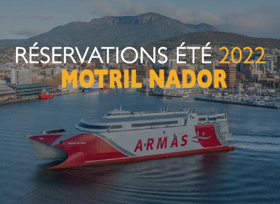 🛳 Reprise des traversées Motril 🇪🇸 Nador 🇲🇦 2022 avec la compagnie Naviera Armas